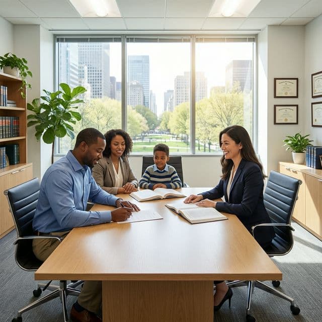 Estate Planning - Family meeting with attorney